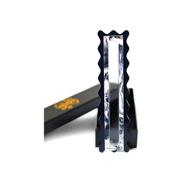 Midnight Marble Scalloped Mezuzah