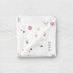 Holiday Bonanza Muslin Swaddle Blanket