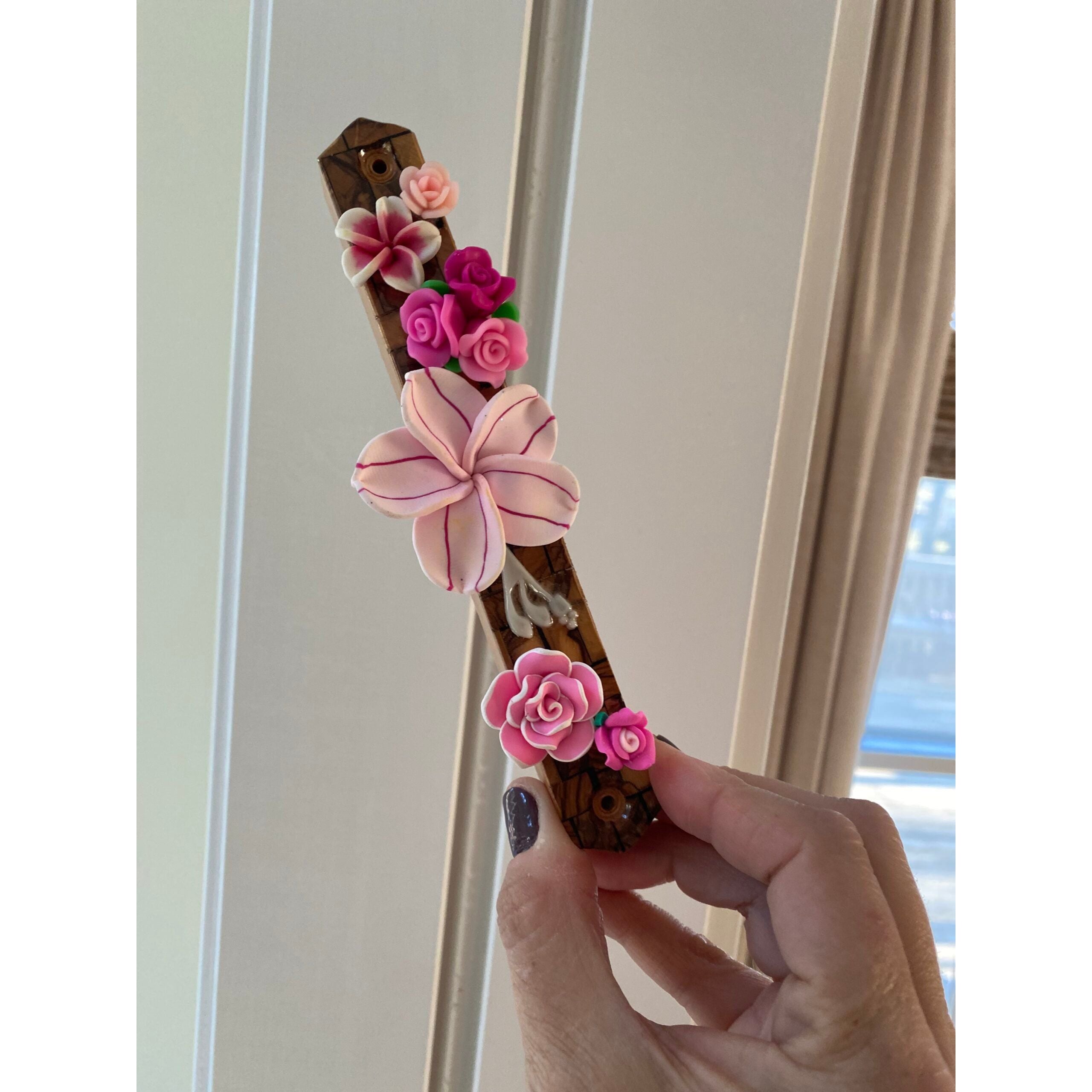 Flower Mezuzah Case