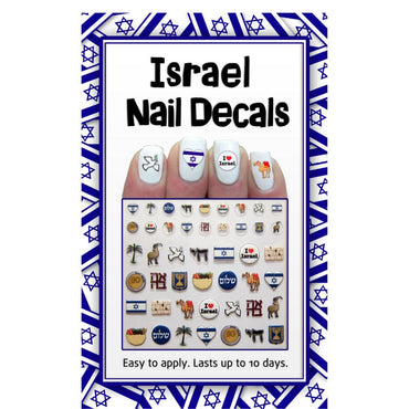 Israel Nail Decals