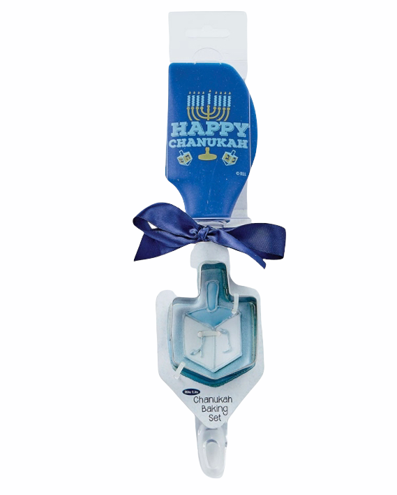 Chanukah Spatula and Dreidel Cookie Mold