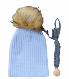 Aaron Gift Set Blue Hat