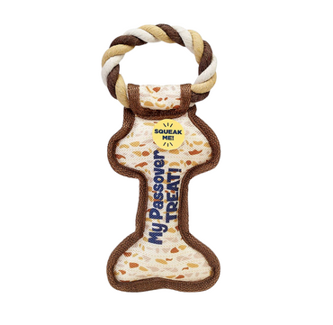 Chewdaica™ Passover Bone Squeaky Dog Toy