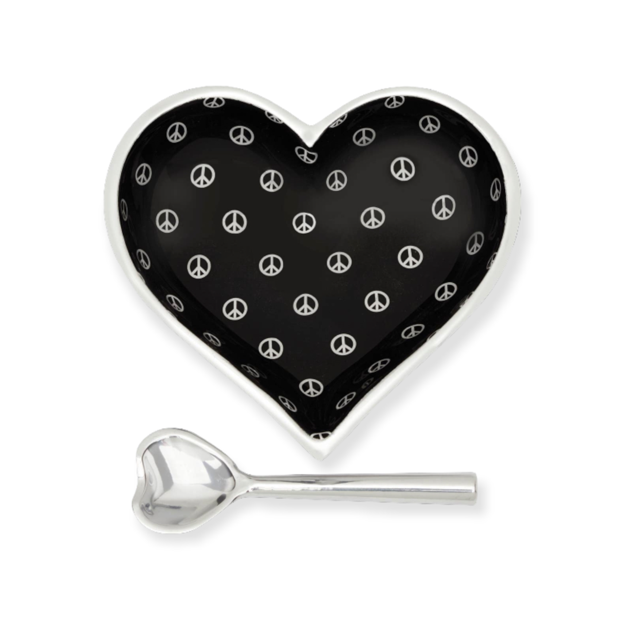 Happy Black Heart Lil Peaces with Heart Spoon