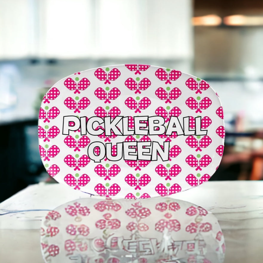 Pickleball Queen Platter