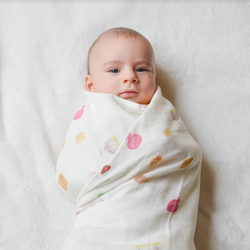 Holiday Bonanza Muslin Swaddle Blanket