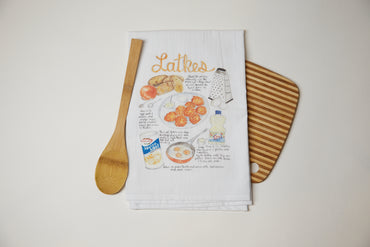 Latke Recipe Tea Towel