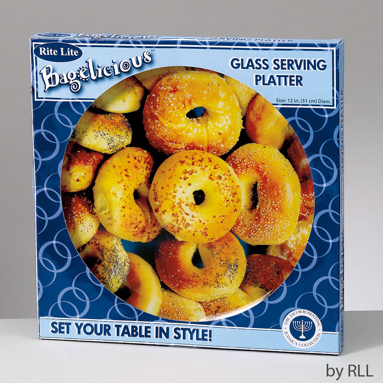 Glass Bagel Plate