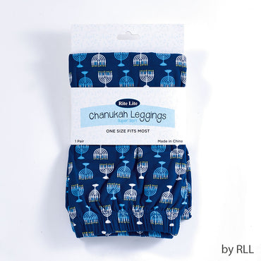 Menorah Adult Chanukah Leggings