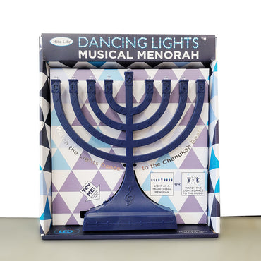 Dancing Lights Musical Menorah