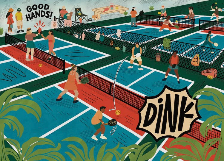 Pickleball Party Jigsaw Puzzle